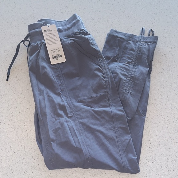 Striped Pants with Pockets 27''- Cinched Leg - Picture 5 of 5